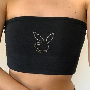 Bling Playboy Bunny Tube Top